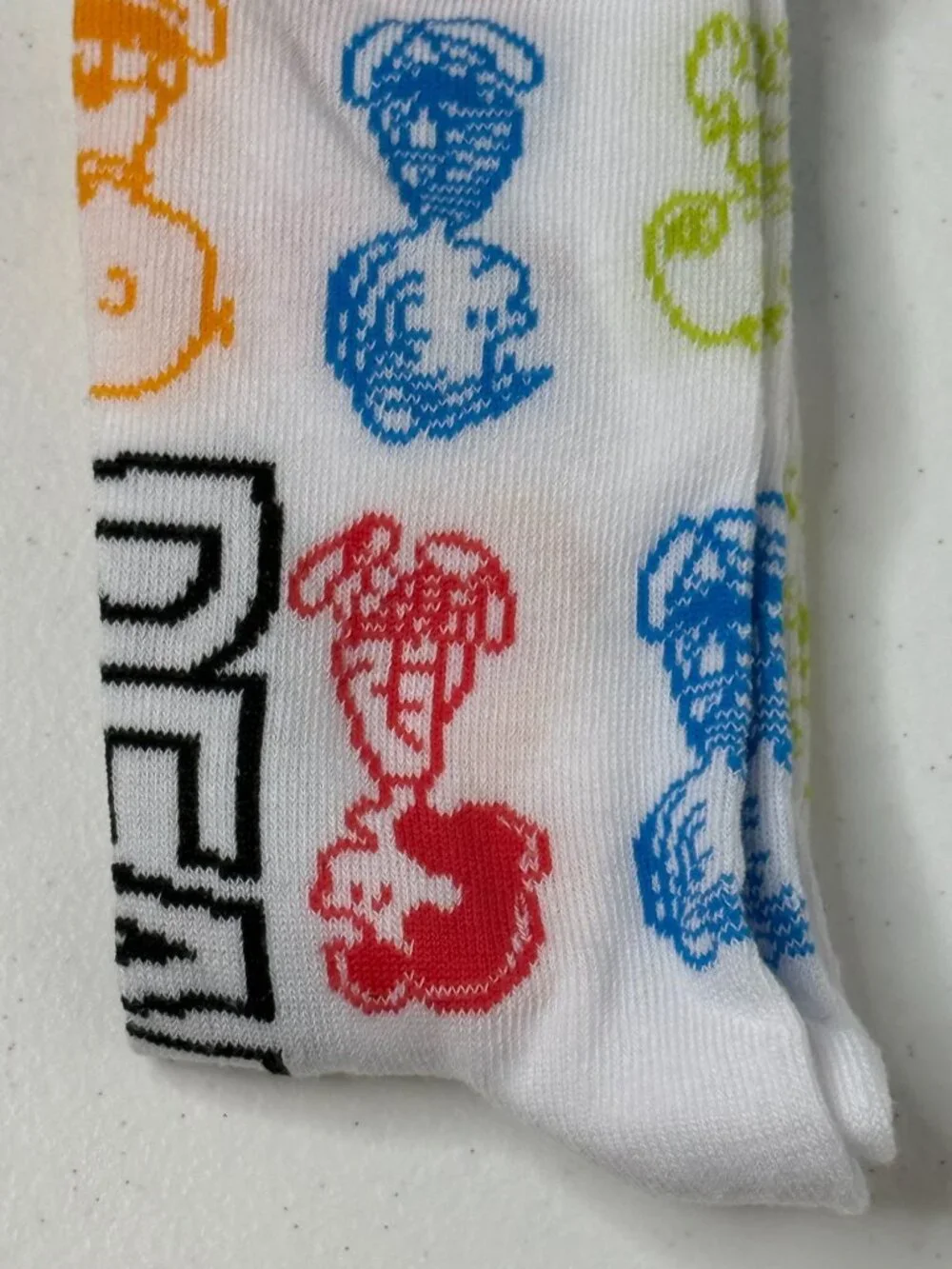 Peanuts Snoopy Crew Socks Character Print NWT